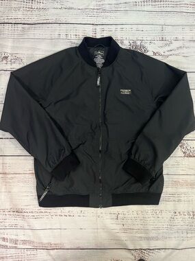L.L.Bean Men's 3-Season Bomber Jacket/Black Size L